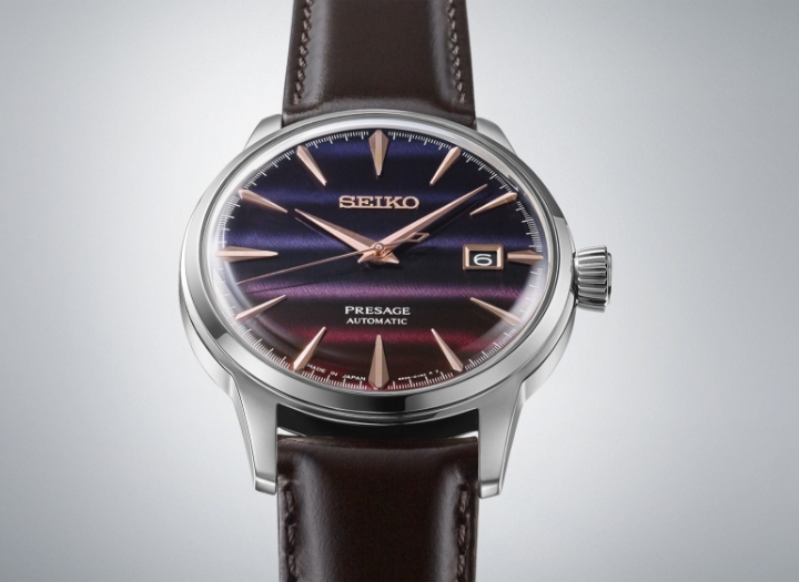 Obrazek Seiko Presage Cocktail Time STAR BAR Purple Sunset Limited Edition