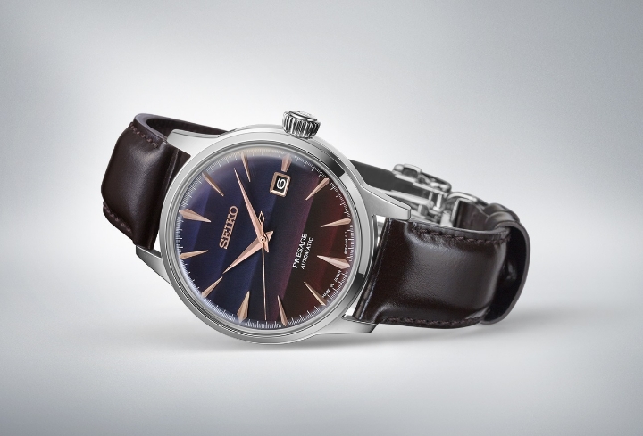 Obrazek Seiko Presage Cocktail Time STAR BAR Purple Sunset Limited Edition