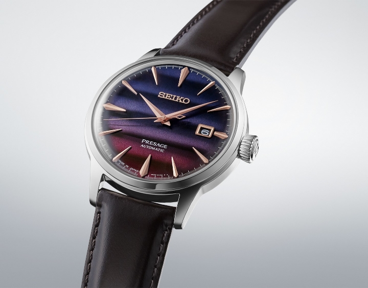 Obrazek Seiko Presage Cocktail Time STAR BAR Purple Sunset Limited Edition