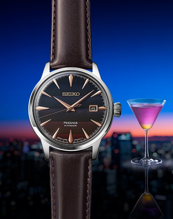 Obrazek Seiko Presage Cocktail Time STAR BAR Purple Sunset Limited Edition