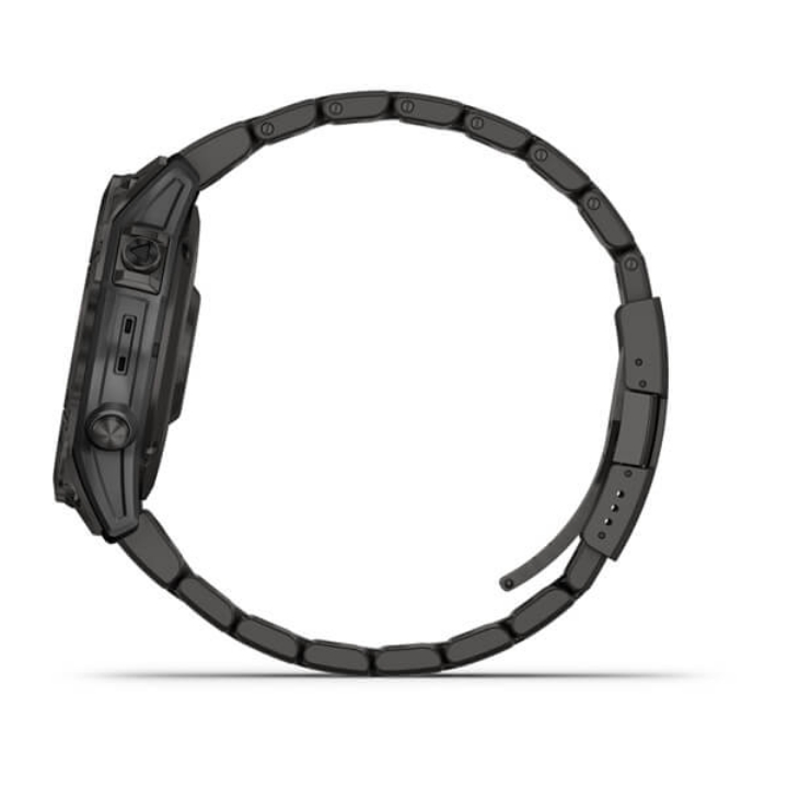 Obrazek Garmin Fenix 7 Sapphire,Crbn Gry DLC Ti/Vntd Ti Bnd, GPS Watch