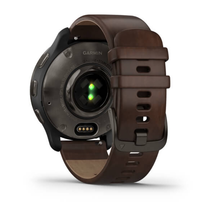 Obrazek Garmin Venu 2 Plus with Black + Slate, leather