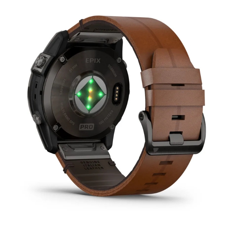 Obrazek Garmin Epix Pro 2 gen. - Sapphire Edition 51 mm Tytan DLC Chestnut