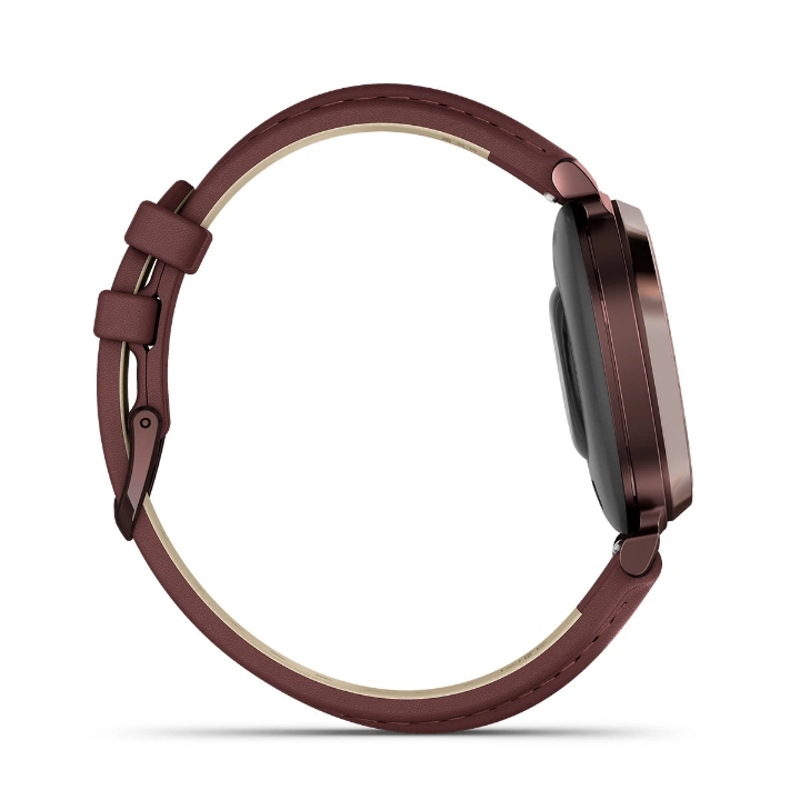 Obrazek Garmin Lily 2 Classic Dark Bronze ze skórzanym paskem w kolorze Mulberry