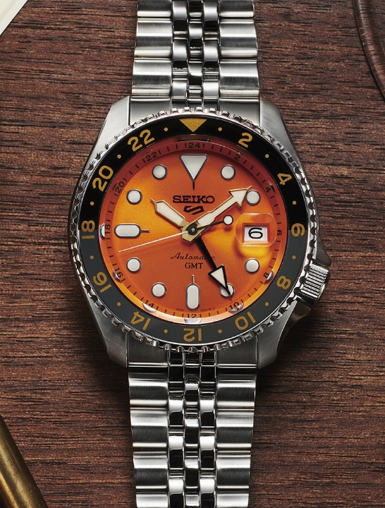 Seiko 5 Sports 'Mikan Orange' GMT