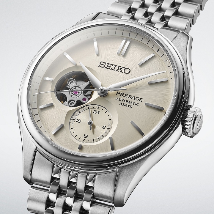 Seiko Presage Classic ‘Shiro-iro’ Open Heart