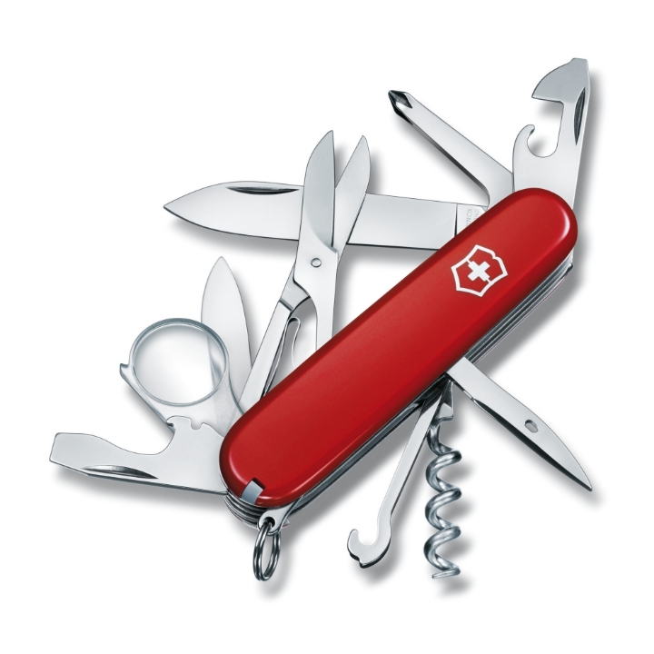 Scyzoryk Victorinox Explorer, 91mm, Celidor, Czerwony