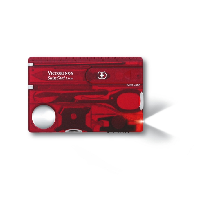 Obrazek SwissCard Lite Victorinox, Celidor, Czerwony