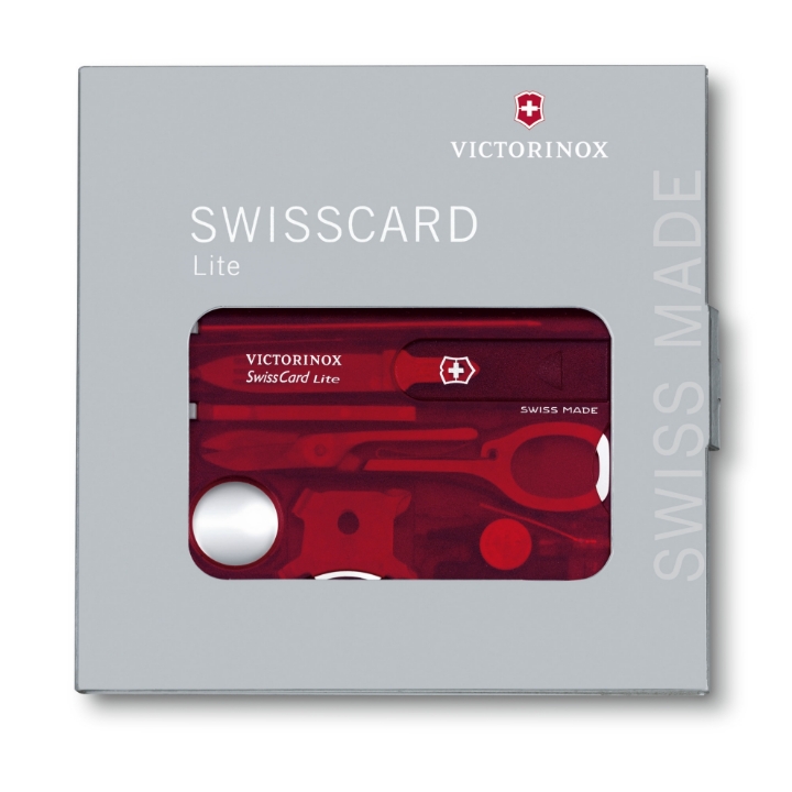 Obrazek SwissCard Lite Victorinox, Celidor, Czerwony