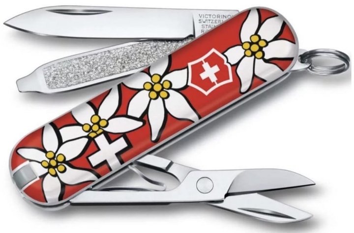 Scyzoryk Victorinox Classic SD, 58mm, Celidor, "Edelweiss"