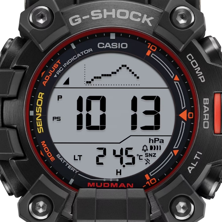 Obrazek Casio G-Shock Mudman Black and Emergency Colours Series