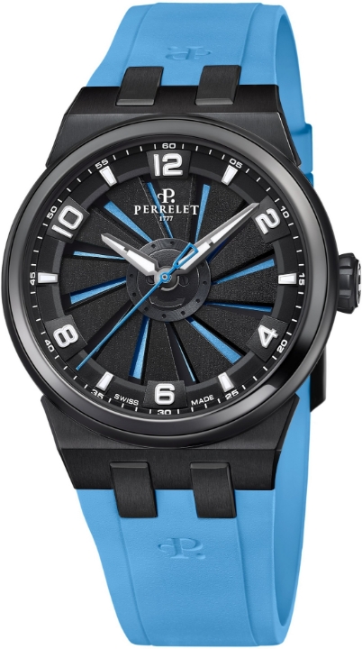 Perrelet Turbine Titanium 41 Ice Blue