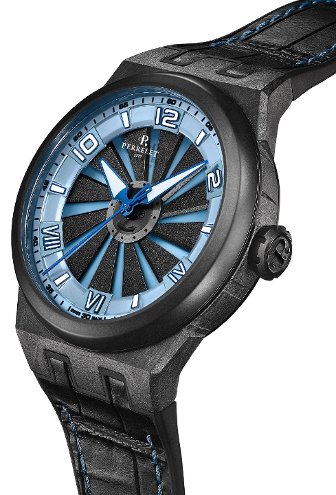 Perrelet Turbine Carbon Ice Blue