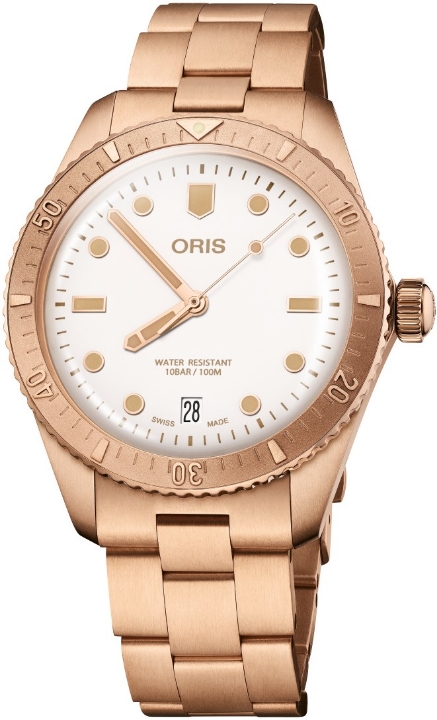 Obrazek Oris Divers Sixty-Five Cotton Candy White Star