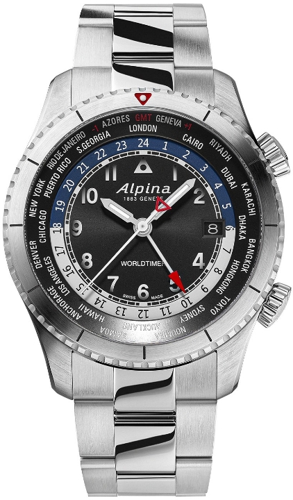 Obrazek Alpina Startimer Pilot Quartz Worldtimer