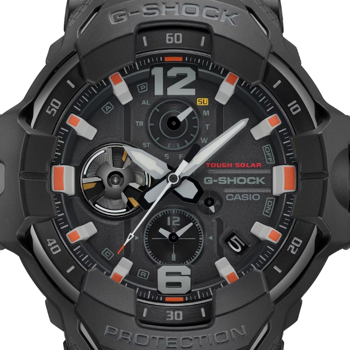 Casio G-Shock GravityMaster Black and Emergency Colours Series