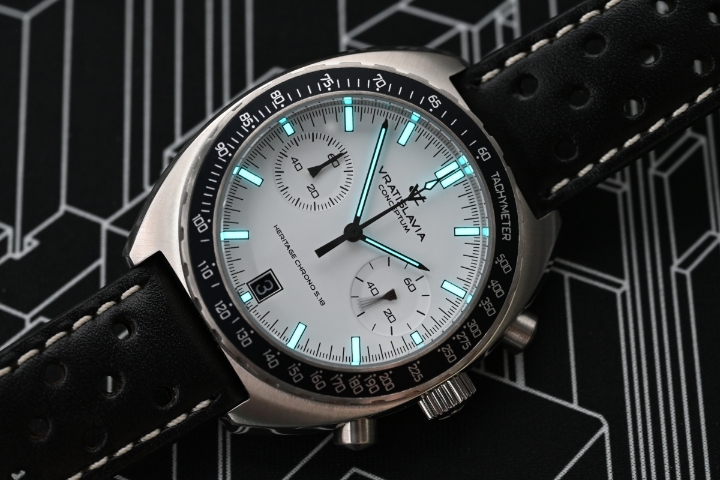 Vratislavia Conceptum Heritage Chrono S.18 Czarny Datownik