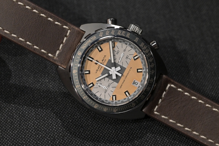 Vratislavia Conceptum Heritage Chrono S.19 Brązowy pasek