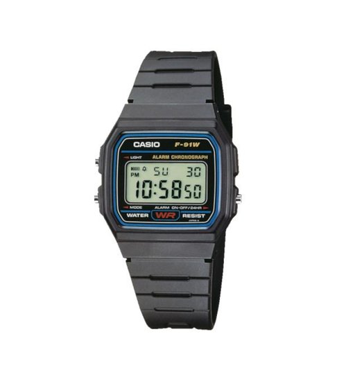 Zegarek CASIO F-91W-1YEG